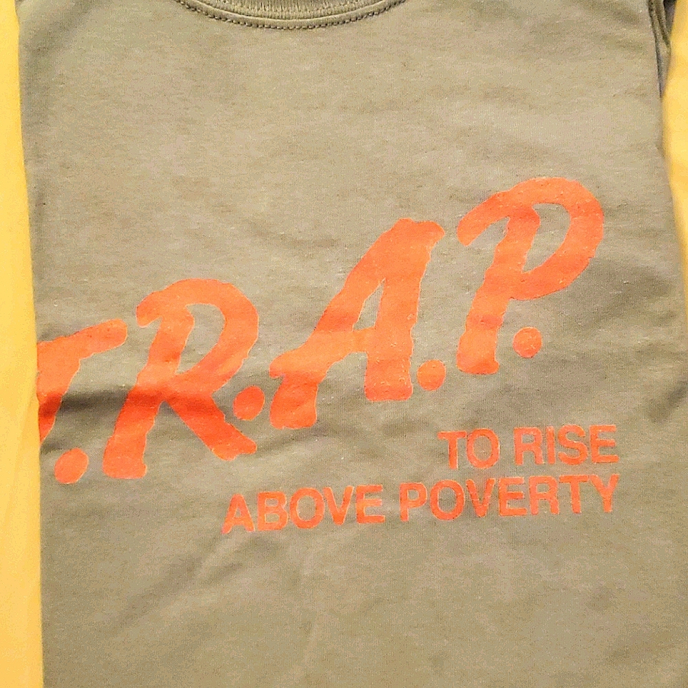 Grey Gildan T.r.a.p. Shirt